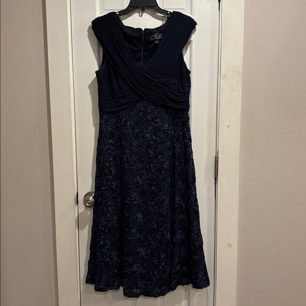 Alex Evenings Midnight Blue Dress